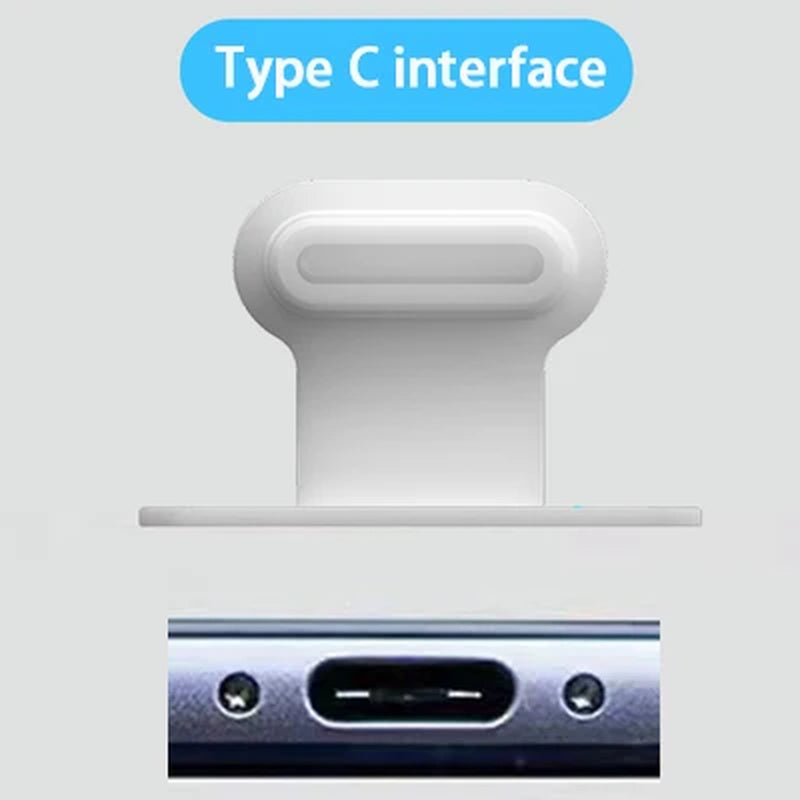 Phone Charging Port Dustproof Plug Reusable Waterproof & Anti-Lost Dustproof Cover for Type C Micro IOS Iphone Samsung Universal