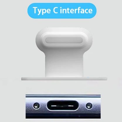Phone Charging Port Dustproof Plug Reusable Waterproof & Anti-Lost Dustproof Cover for Type C Micro IOS Iphone Samsung Universal