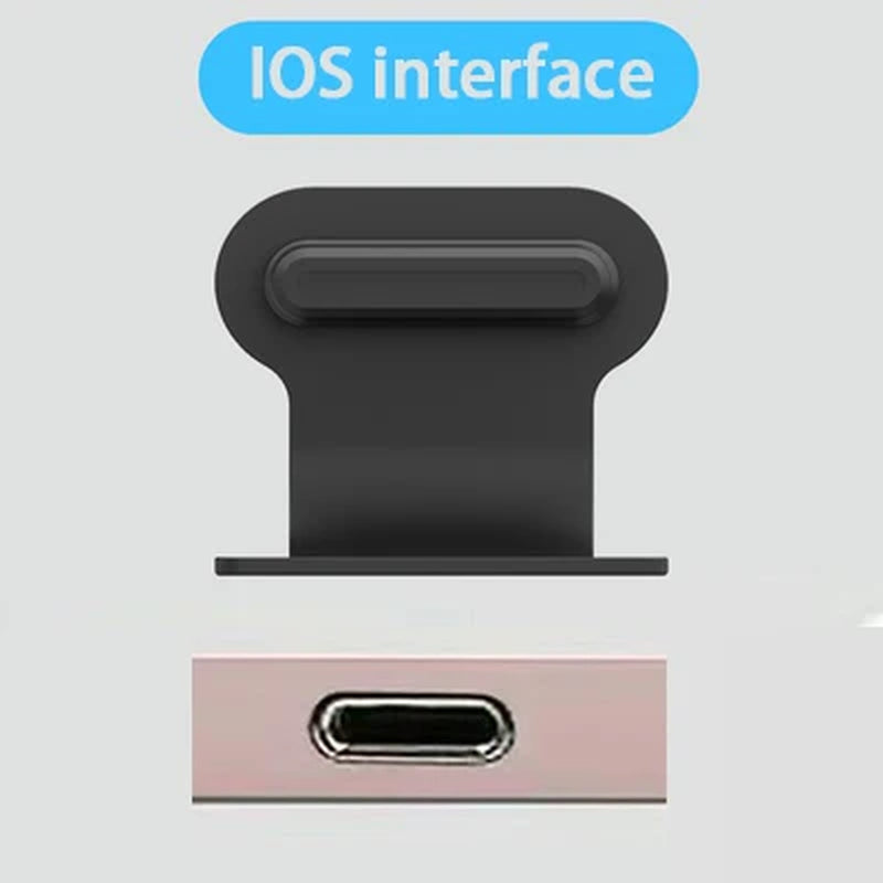 Phone Charging Port Dustproof Plug Reusable Waterproof & Anti-Lost Dustproof Cover for Type C Micro IOS Iphone Samsung Universal